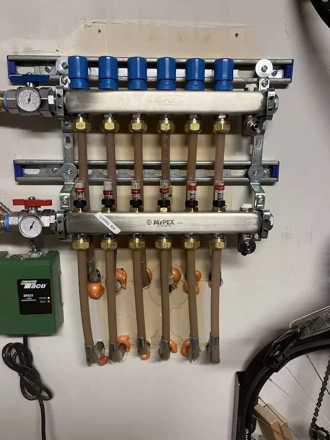 Plumber performing Leak Detection at a residential property in Highfill